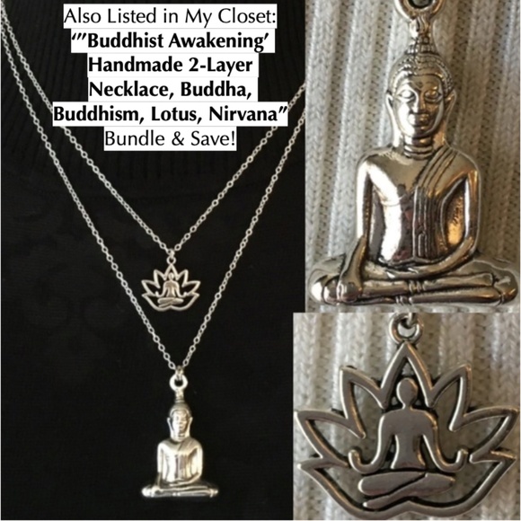 World Religions Handmade Necklace Hinduism Buddhism Judaism Christianity Islam - Picture 16 of 16